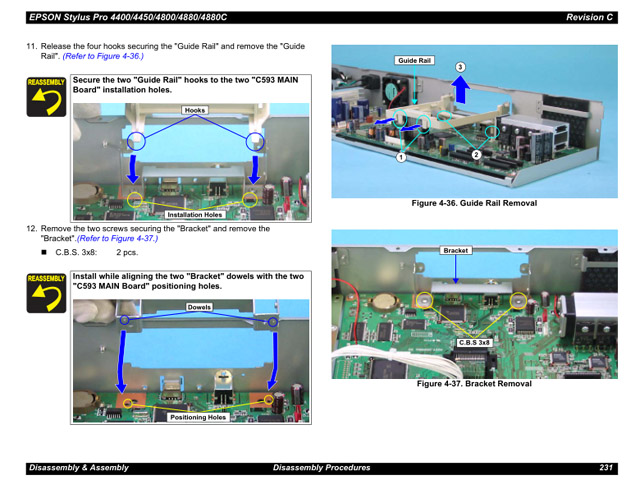 Epson Stylus Pro 4400 4450 4800 4880 4880C Service Manual